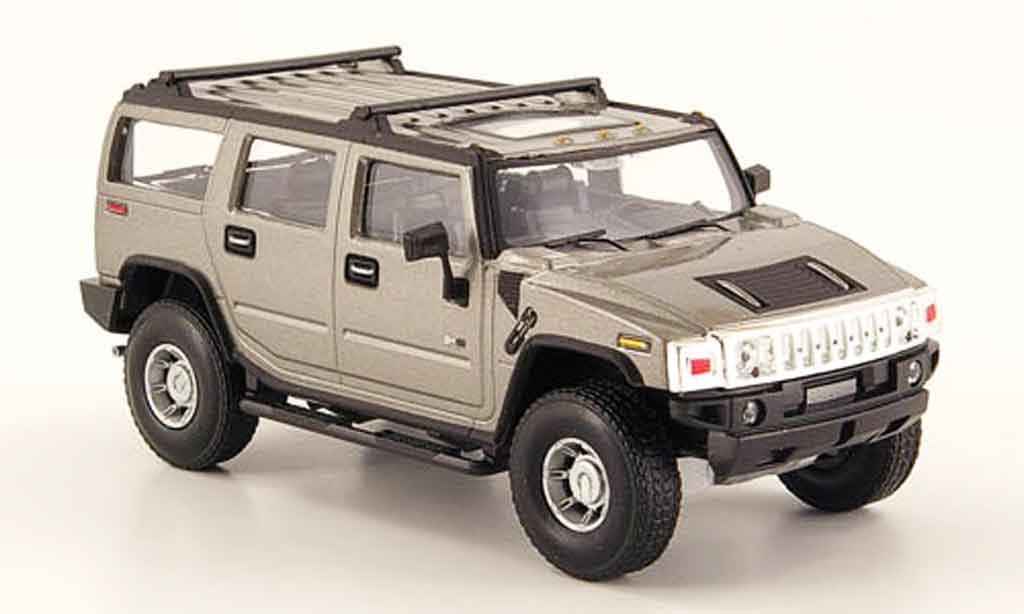 Hummer H2 1/43 Cararama grey diecast model cars