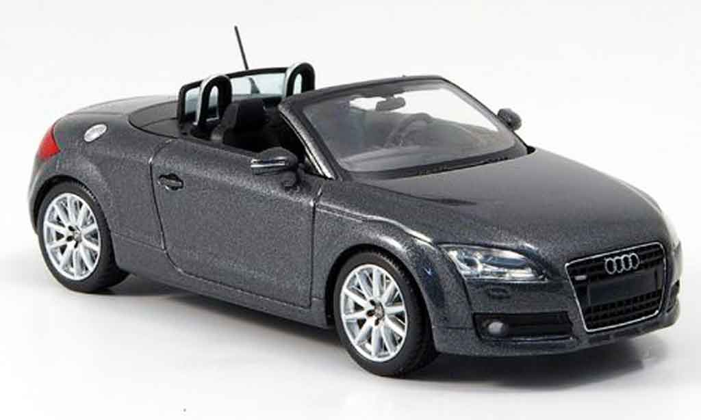 Audi TT Roadster 1/43 Minichamps Roadster grey 2007 diecast model cars
