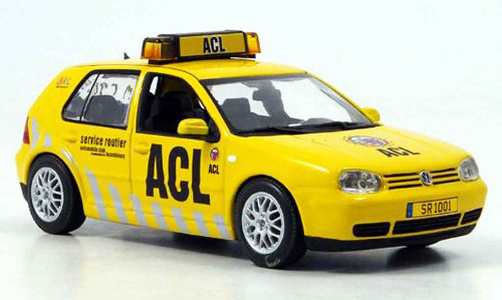 Volkswagen Golf IV 1/43 Minichamps IV acl automobile club luxemburg diecast model cars