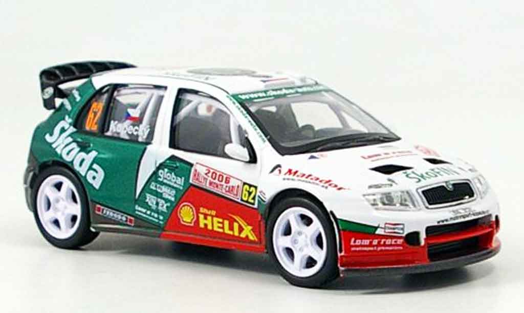Skoda Fabia WRC 1/43 Abrex WRC evo ii no.62 kopecky diecast model cars