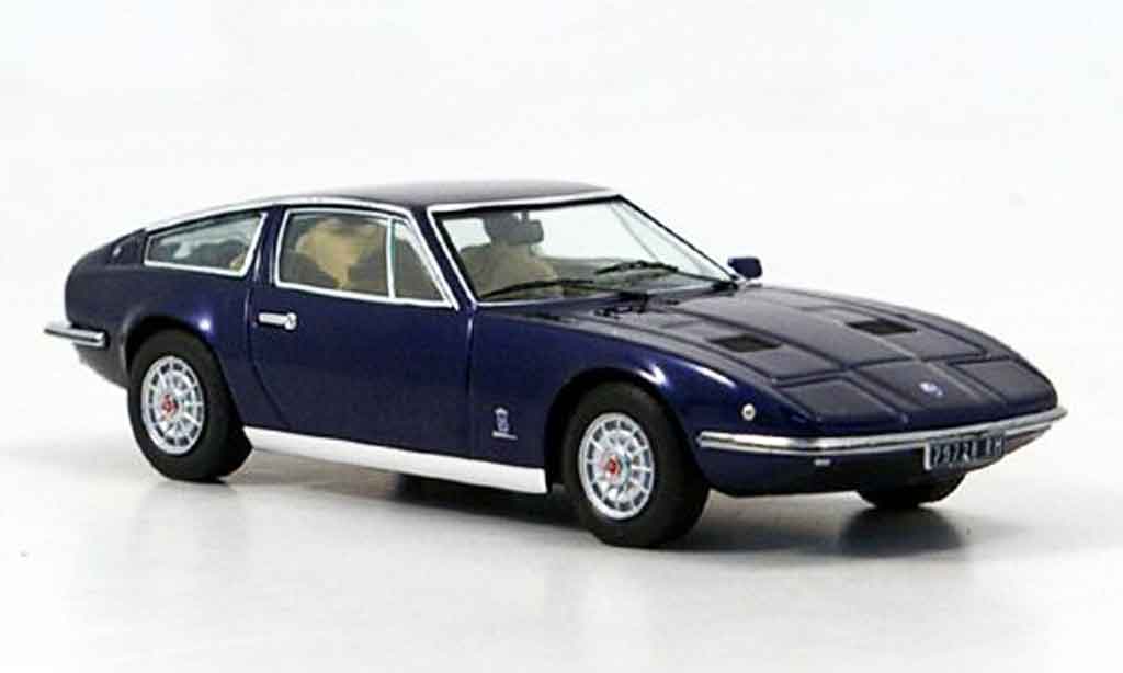 Maserati Indy 1/43 IXO blue 1972 diecast model cars