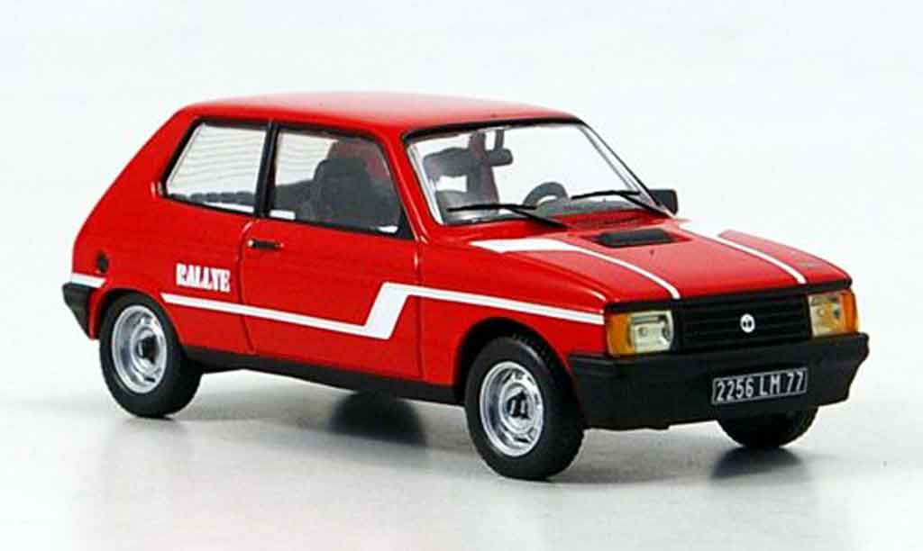 Talbot Samba 1/43 IXO Rally red 1983 diecast model cars