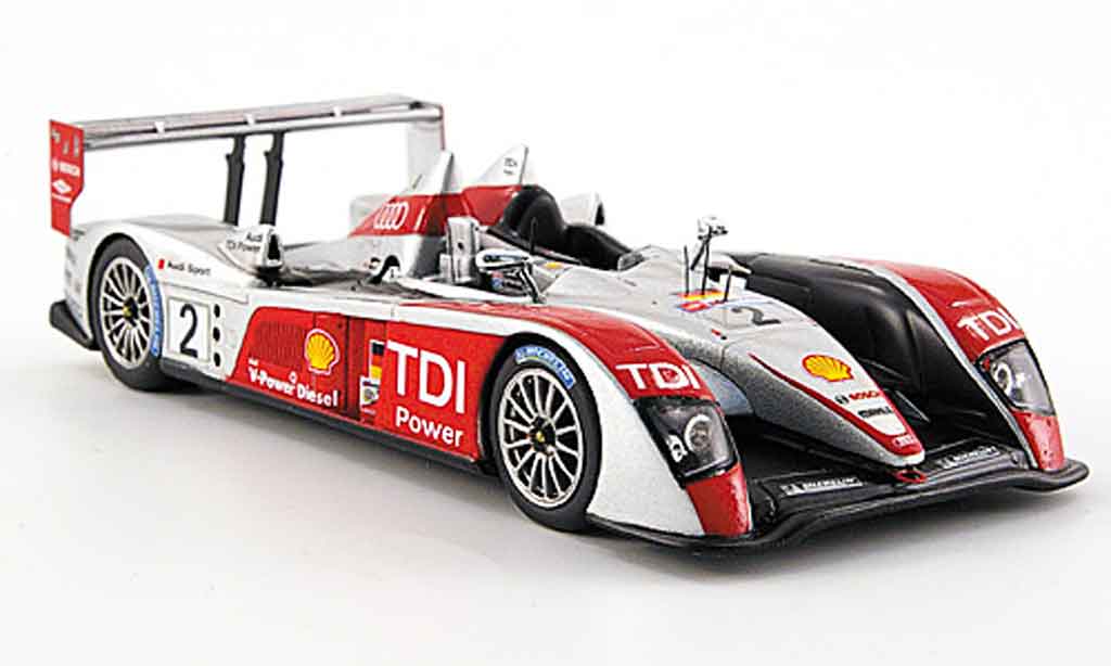 Audi R10 2007 1/43 Spark 2007 TDI Sport No.2 24h Le Mans diecast model cars