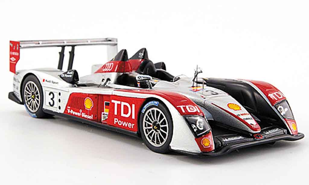 Audi R10 2007 1/43 Spark 2007 TDI Sport No.3 24h Le Mans diecast model cars