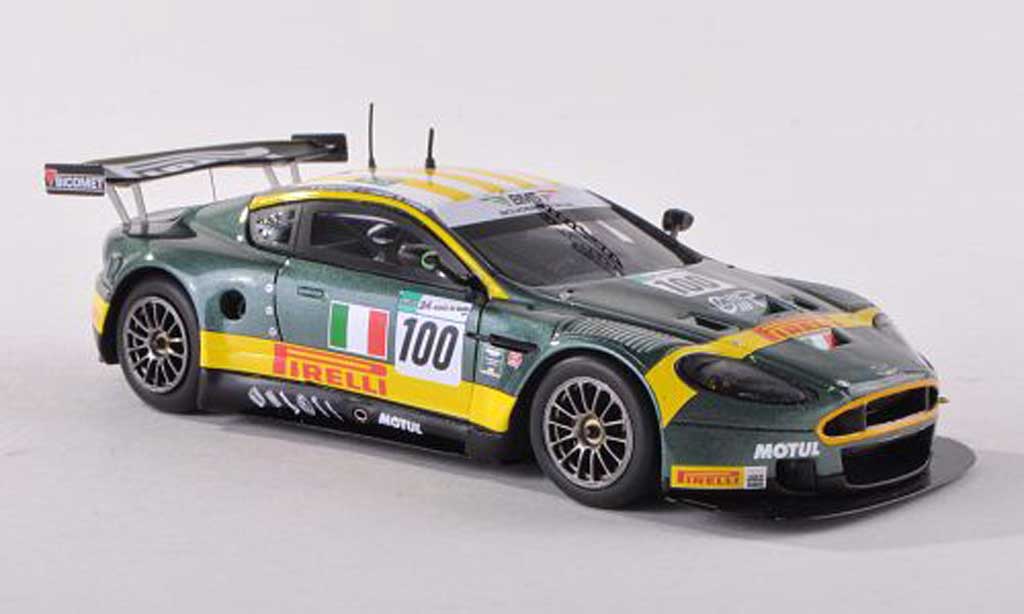 Aston Martin DBR9 1/43 Spark AMR BMS No.100 24h Le Mans 2007 Babini/Davies/Malucelli diecast model cars
