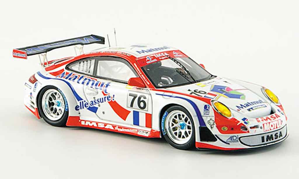 Porsche 997 GT3 RSR 1/43 Spark GT3 RSR 2007 IMSA Performance No.76 Le Mans diecast model cars
