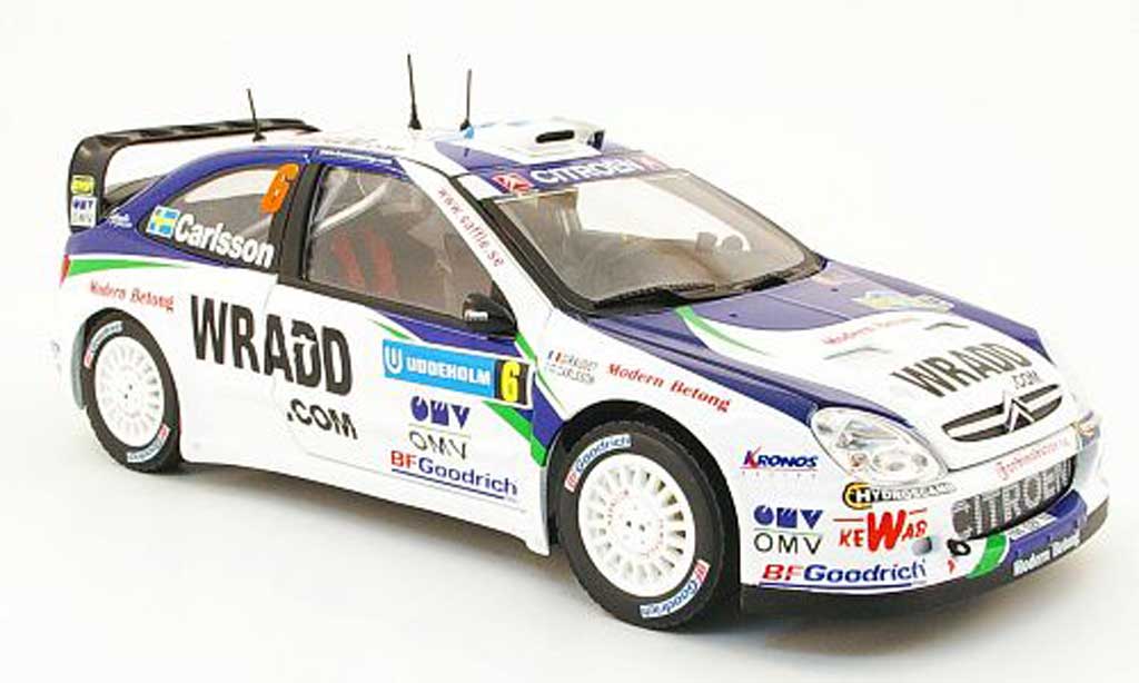 Citroen Xsara WRC 2007 1/18 Sun Star WRC 2007 no.6 wradd.com rallye suisse diecast model cars