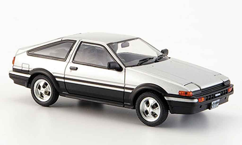 Toyota Trueno 1/43 Ebbro sprinter (ae86) grey metallisee black diecast model cars