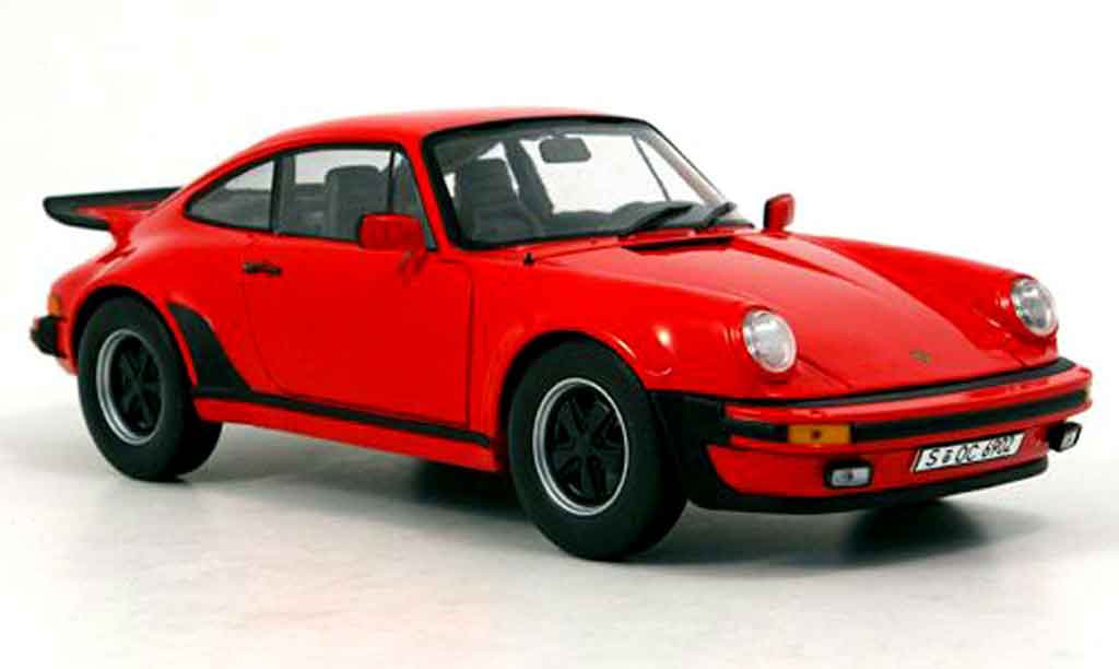 Porsche 930 Turbo 1/18 Norev Turbo 3l red 1975 diecast model cars