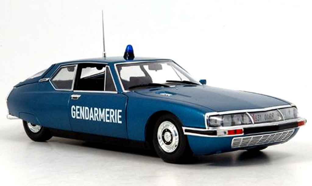 Citroen SM 1/18 Norev gendarmerie polizei frankreich 1974 diecast model cars