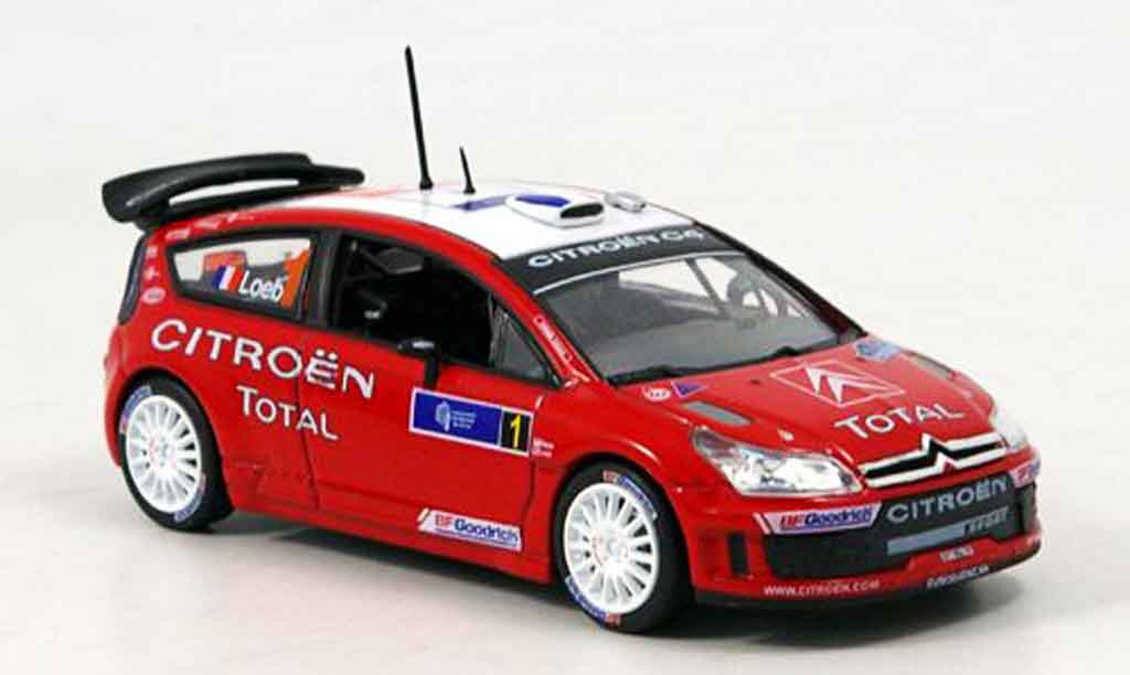 Citroen C4 WRC 2007 1/43 Norev WRC 2007 tour de course loeb elena diecast model cars