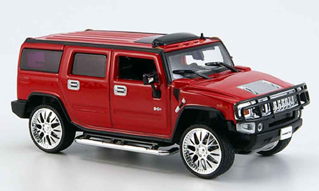 Hummer H2 1/43 Norev SUV red Tuning 2005 diecast model cars