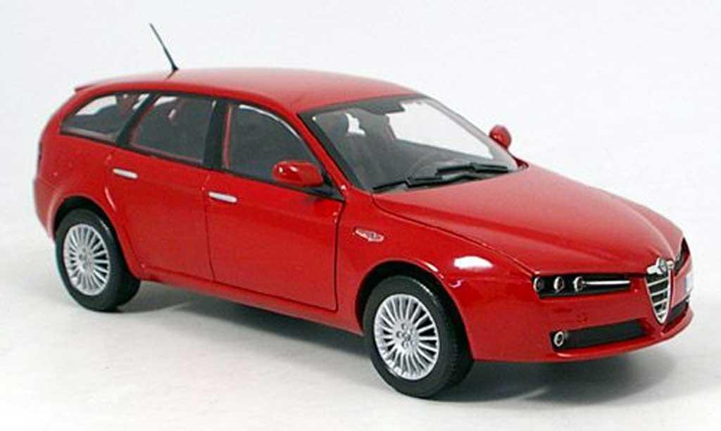 Alfa Romeo 159 1/18 Mondo Motors sportwagon red 2007 diecast model cars