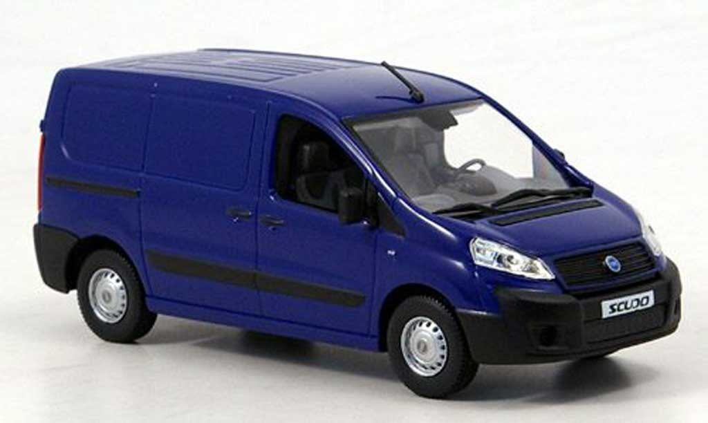 Fiat Scudo 1/43 Norev fourgon blue 2006 diecast model cars