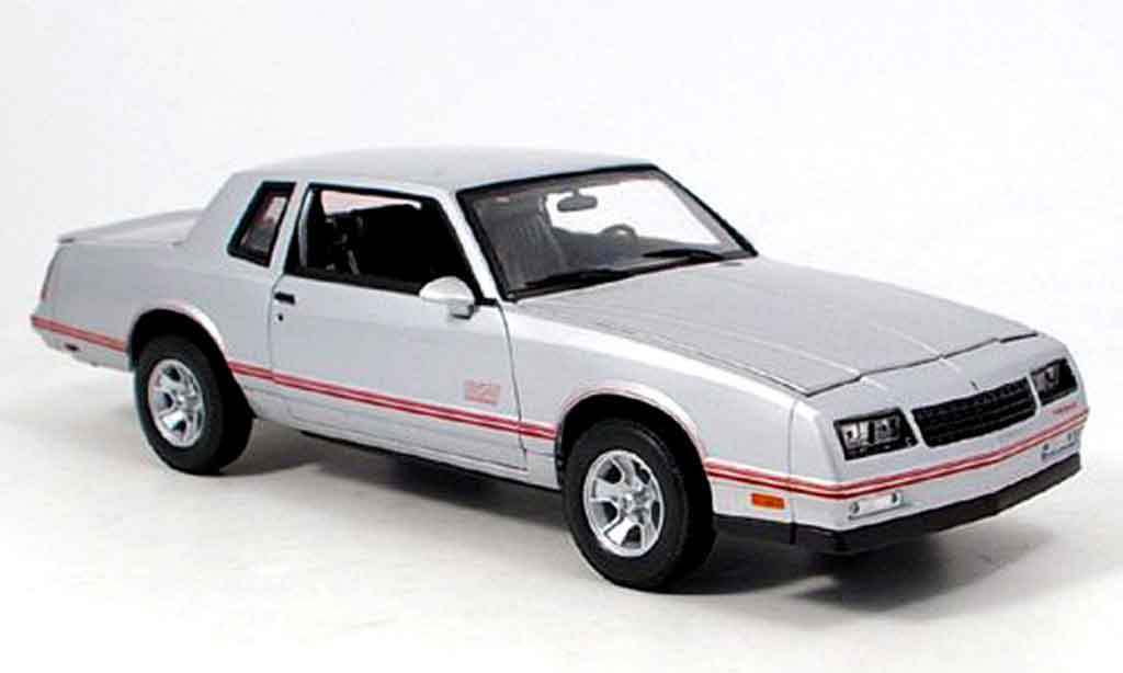 Chevrolet Monte Carlo 1/18 Welly ss grey diecast model cars