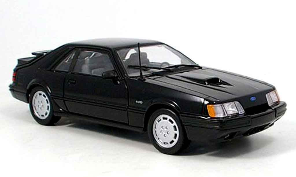 Ford Mustang 1986 1/18 Welly 1986 svo black diecast model cars