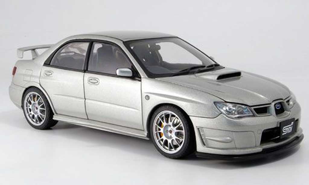 Subaru Impreza WRX 1/18 Autoart WRX (s204) grey diecast model cars