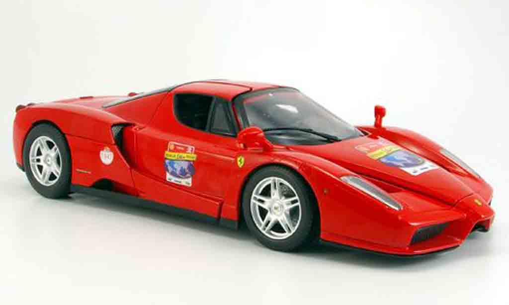 Ferrari Enzo 1/18 Hot Wheels red 60th anniversary diecast model cars