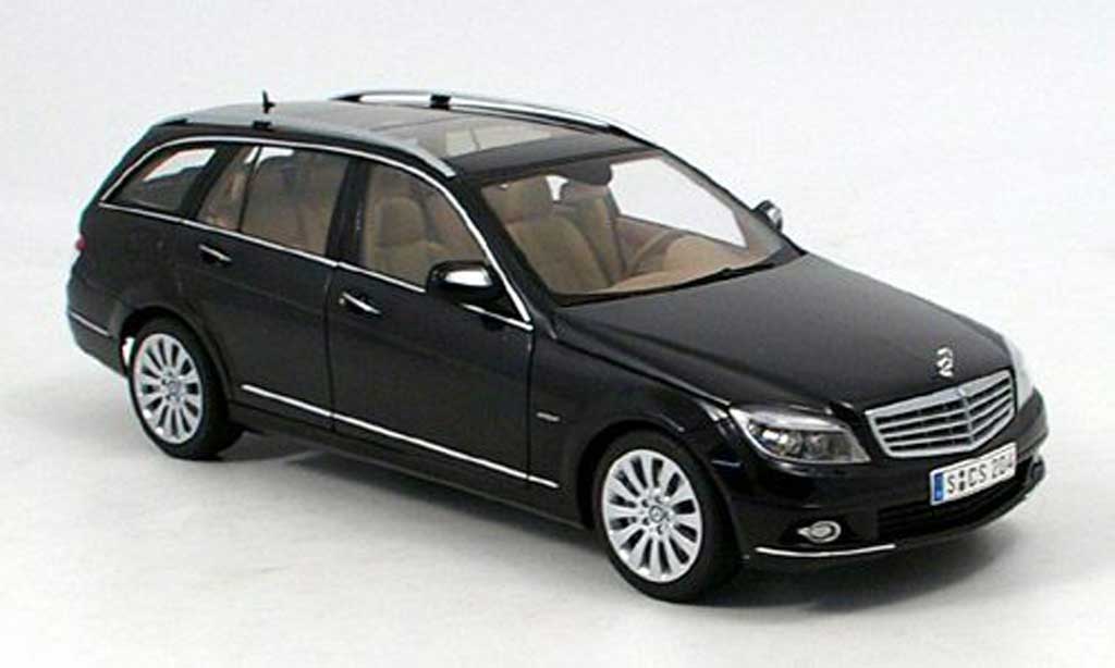 Mercedes Classe C 1/18 Autoart T-Modell (S204) black Elegance diecast model cars