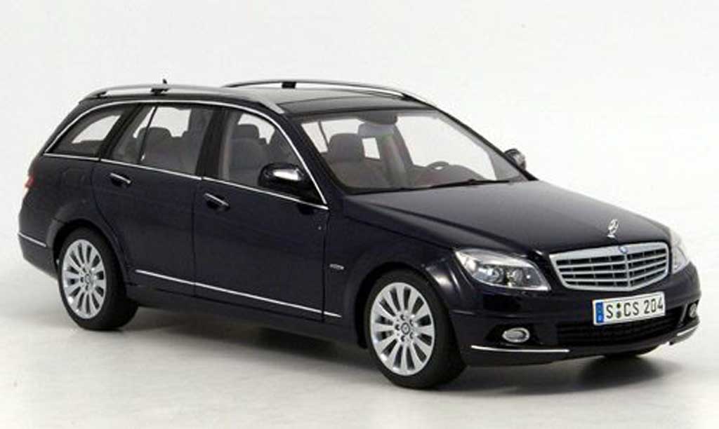 Mercedes Classe C 1/18 Autoart t-modell elegance blue 2007 diecast model cars