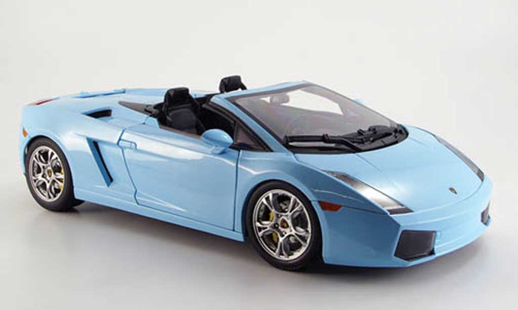 Lamborghini Gallardo Spyder 1/18 Norev Spyder blue 2006 diecast model cars