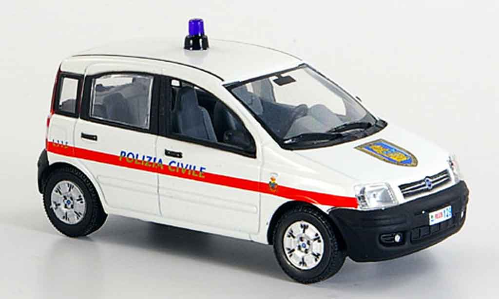 Fiat Panda 1/43 Norev police Frankreich 2004 diecast model cars