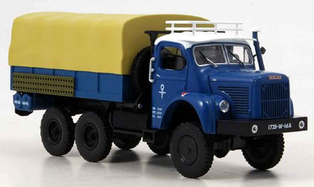 Berliet GBC 1/43 Norev 8 6x6 Gazelle blue 1959 diecast model cars