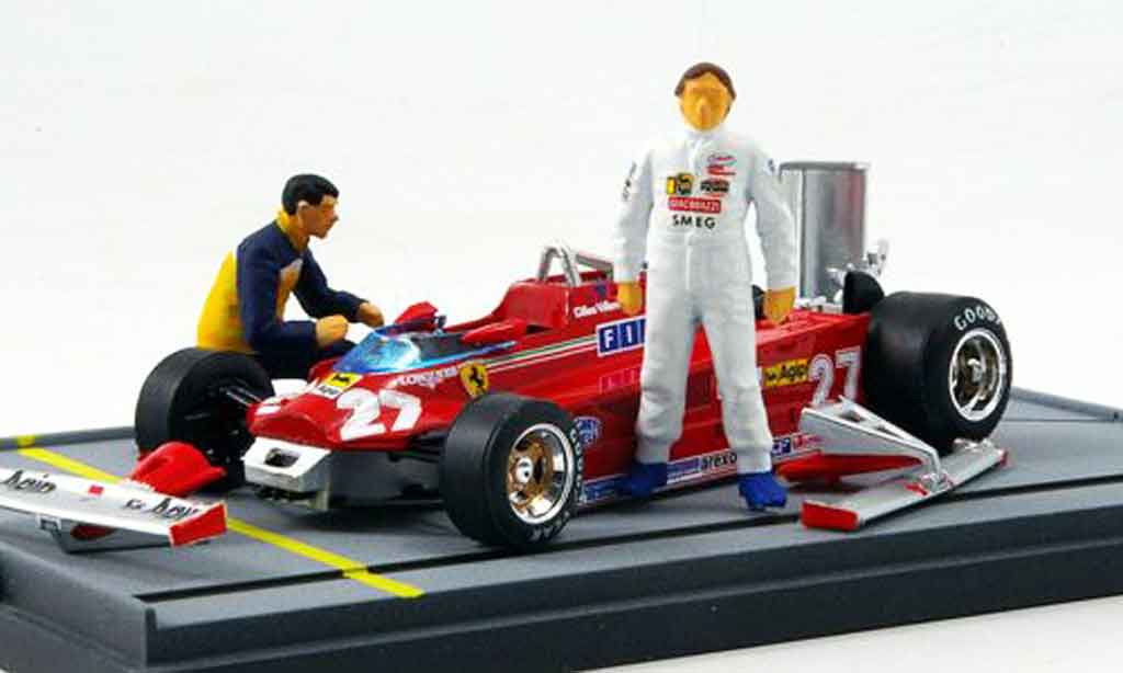 Ferrari 126 1981 1/43 Brumm 1981 CK turbo villeneuve flughafen istrana diecast model cars