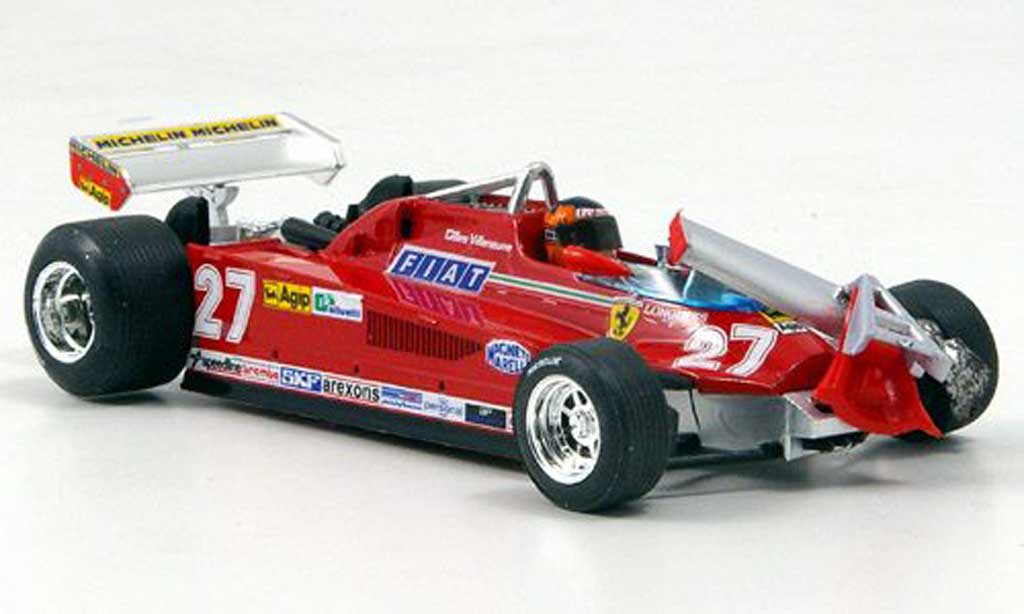 Ferrari 126 1981 1/43 Brumm 1981 CK Turbo Villeneuve Runde 55-56 GP Kanada diecast model cars