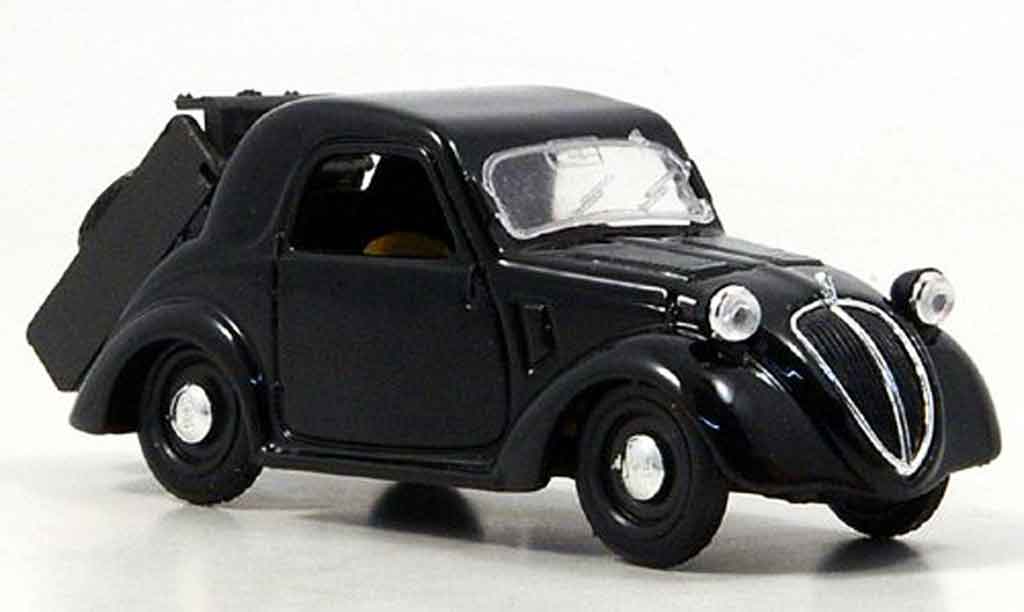 Fiat Topolino 1/43 Brumm black 2007 diecast model cars