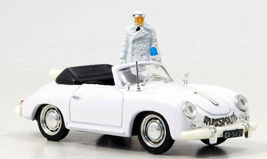 Porsche 356 1952 1/43 Brumm 1952 police Niederlande avec Figur diecast model cars