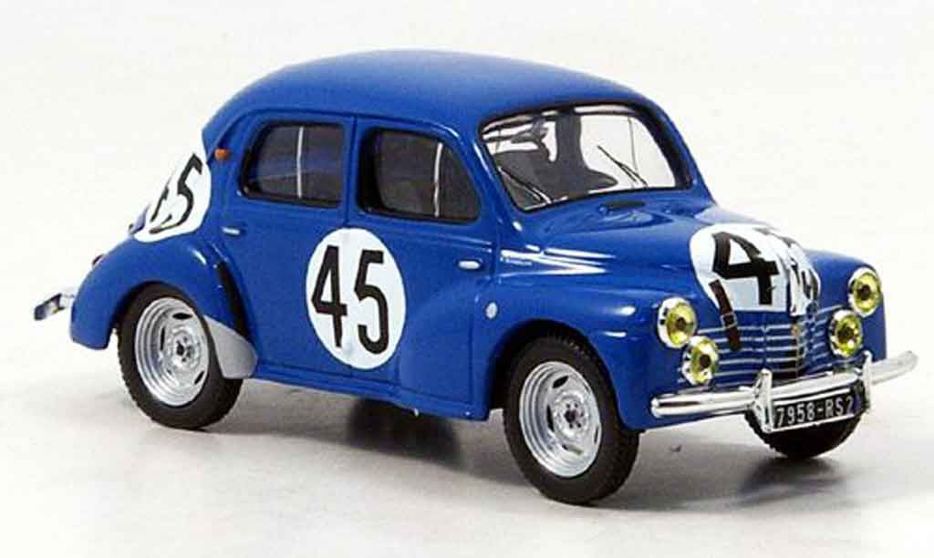 Renault 4CV 1/43 IXO no.45 vernet le mans 1950 diecast model cars