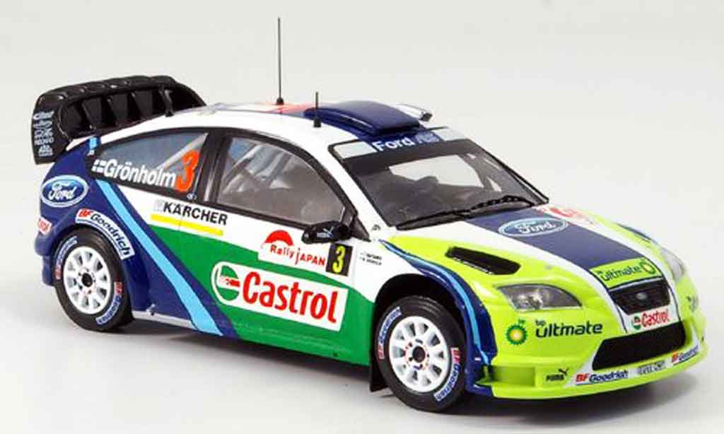 Ford Focus RS WRC 1/43 IXO RS WRC No.3 Gronholm Rally Japan 2006 diecast model cars