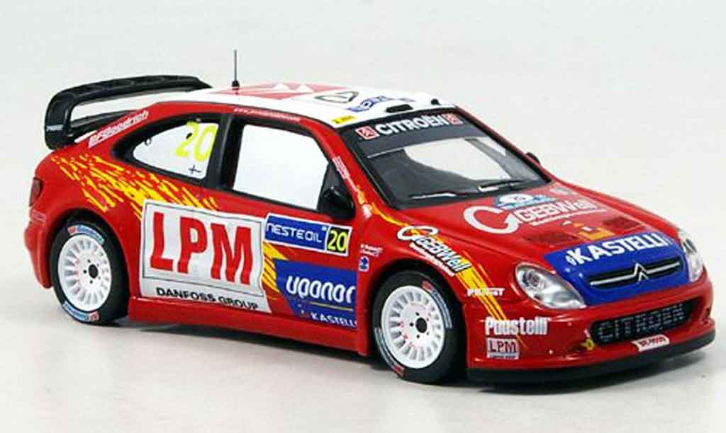 Citroen Xsara WRC 2006 1/43 IXO WRC 2006 no.20 tuohino rallye finnland diecast model cars