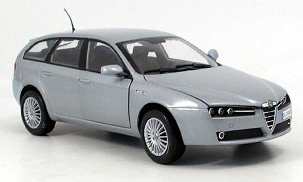 Alfa Romeo 159 1/18 Mondo Motors sportwagon grey 2007 diecast model cars
