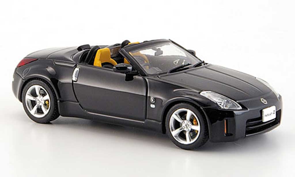 Nissan 350Z 1/43 Ebbro Fairlady Roadster black offen 2005 diecast model cars