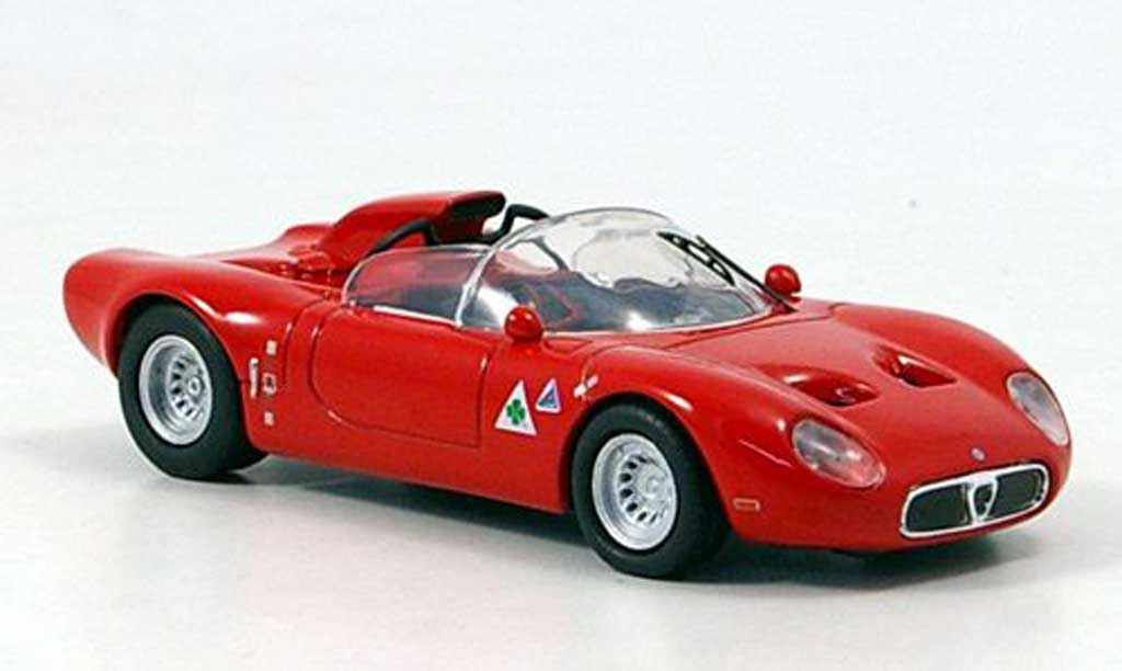 Alfa Romeo 33.2 1967 1/43 M4 1967 Prova Fleron red diecast model cars