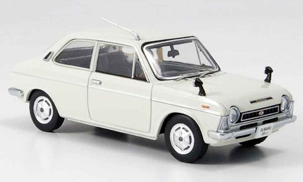 Subaru FF 1/43 Ebbro 1 1100 white 1969 diecast model cars