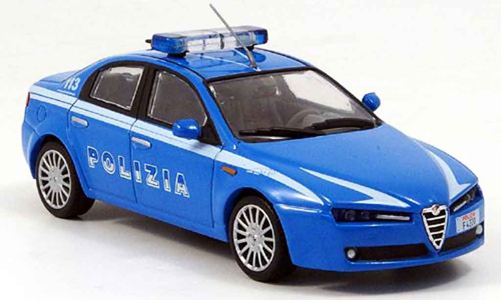 Alfa Romeo 159 1/43 Edison police 2006 diecast model cars