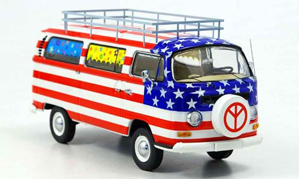 Volkswagen Combi 1/43 Schuco t2a bus stars and stripes diecast model cars
