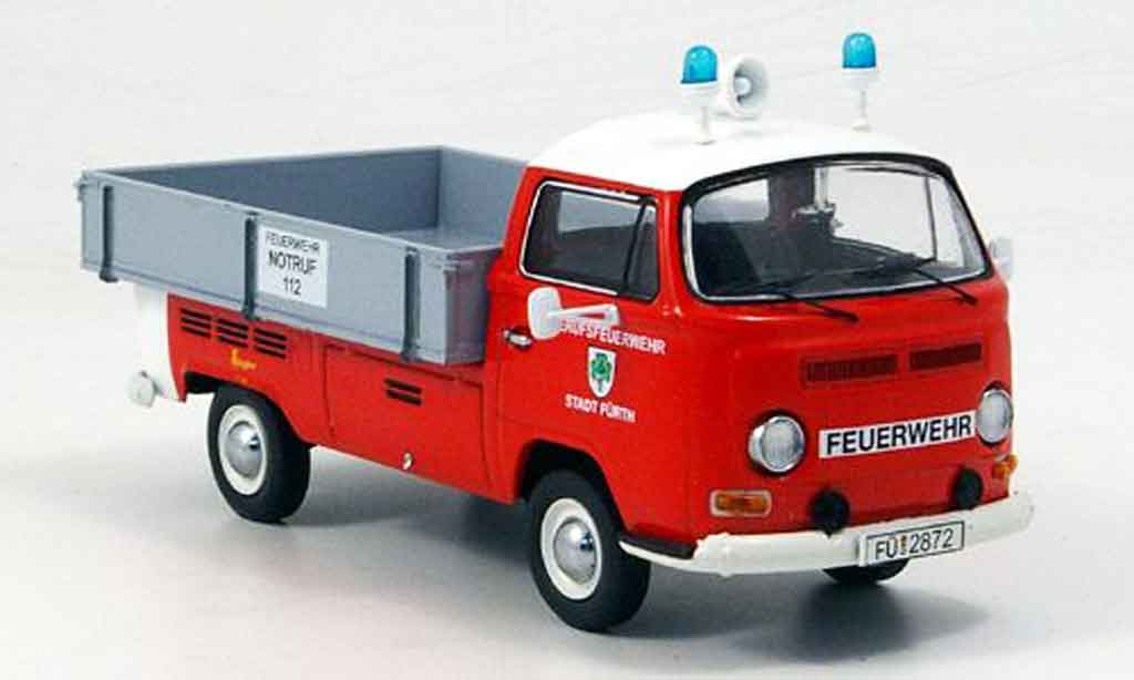 Volkswagen Combi 1/43 Schuco t2a bus berufspompier stadt furth diecast model cars