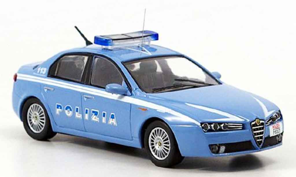 Alfa Romeo 159 1/43 M4 police 2007 diecast model cars
