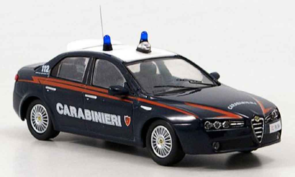 Alfa Romeo 159 1/43 M4 carabinieri 2007 diecast model cars