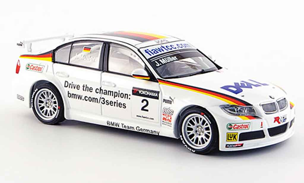 Bmw 320 WTCC 1/43 Minichamps WTCC Muller Team Germany WTCC 2007 diecast model cars