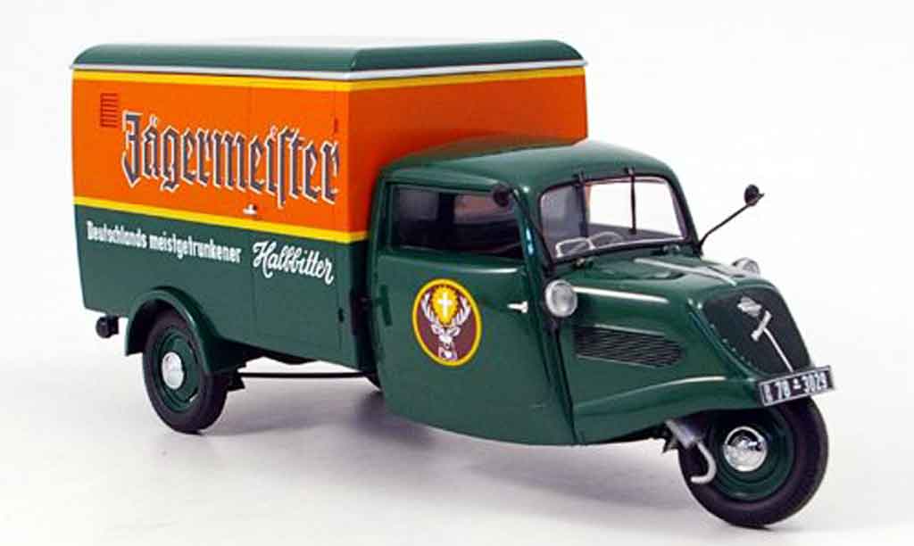 Tempo Hanseat 1/18 Minichamps kasten jagermeister linkslenker (lhd) 1952 diecast model cars