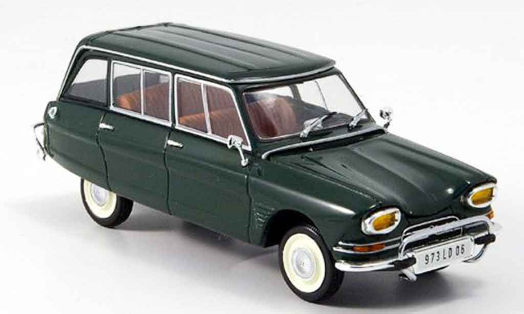 Citroen Ami 6 1/43 Minichamps break grun 1967 diecast model cars