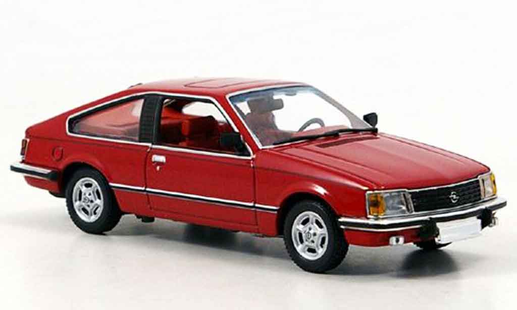 Opel Monza 1/43 Minichamps red 1980 diecast model cars