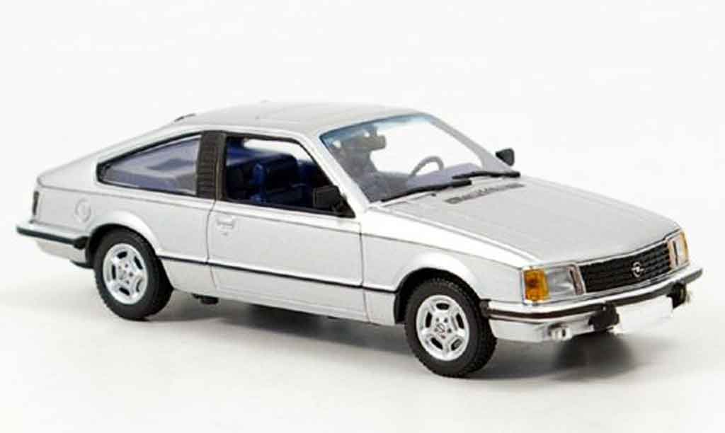 Opel Monza 1/43 Minichamps grey metallisee 1980 diecast model cars