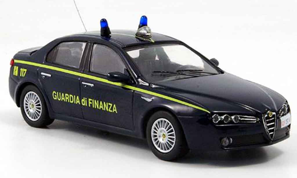 Alfa Romeo 159 1/43 M4 guardia di finanza 2007 diecast model cars