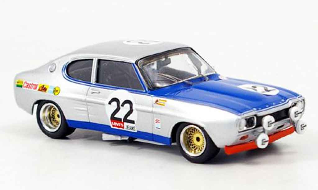 Ford Capri 2600 1/43 Trofeu 2600 Glemser Sieger Spa 1971 diecast model cars